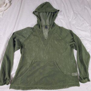 Windsor Olive Green Mesh Hoodie Adults Large Lightweight Breathable Party Summer